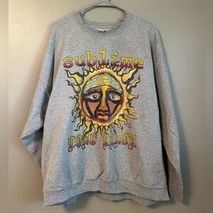 Sublime Sun Oversized Crew Neck Sweatshirt